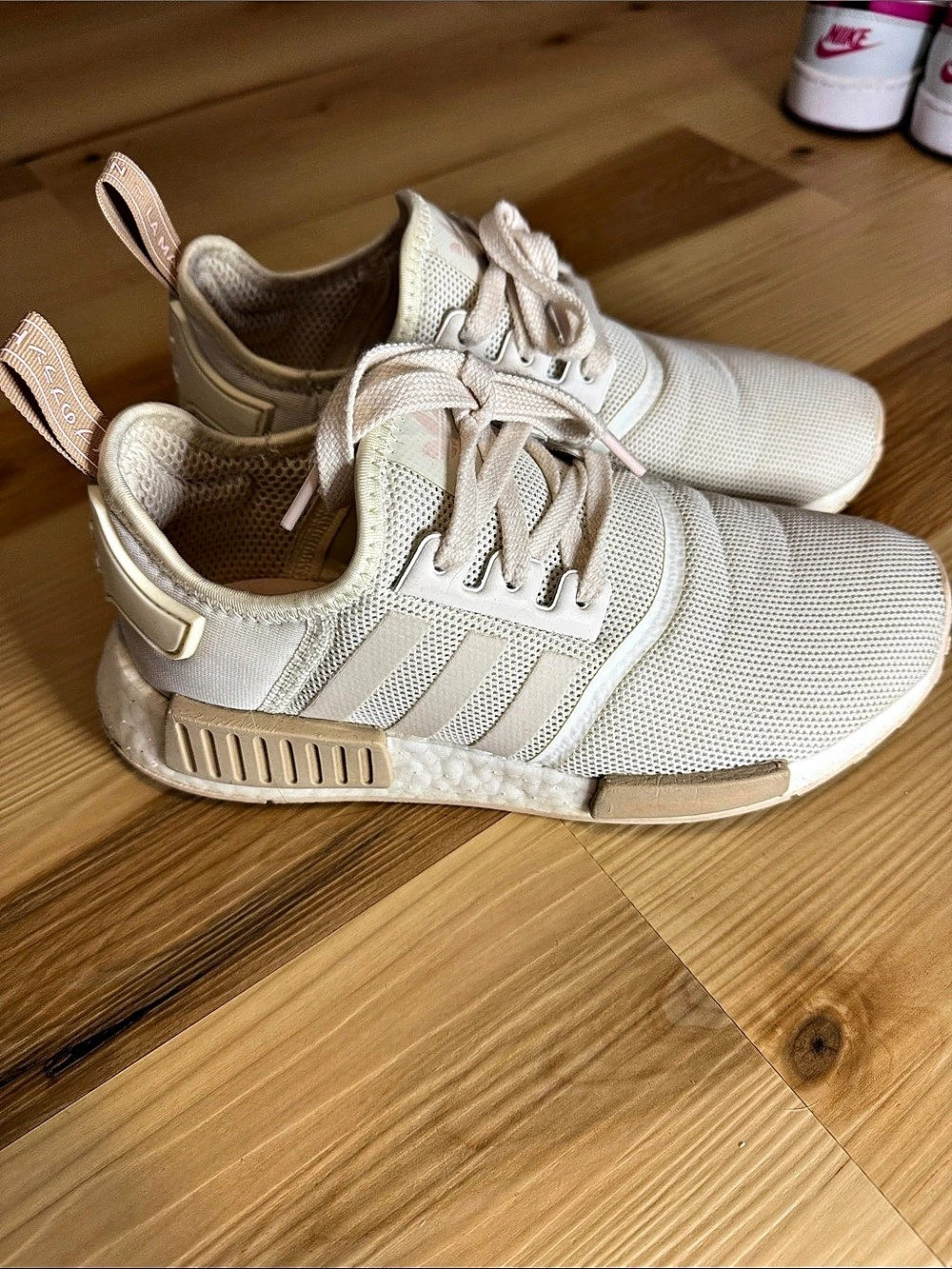adidas NMD_R1 White Sneakers